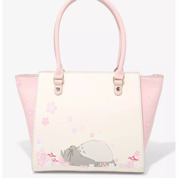 NWT Studio Ghibli My Neighbor Totoro Sakura Satchel Bag - Picture 1 of 2
